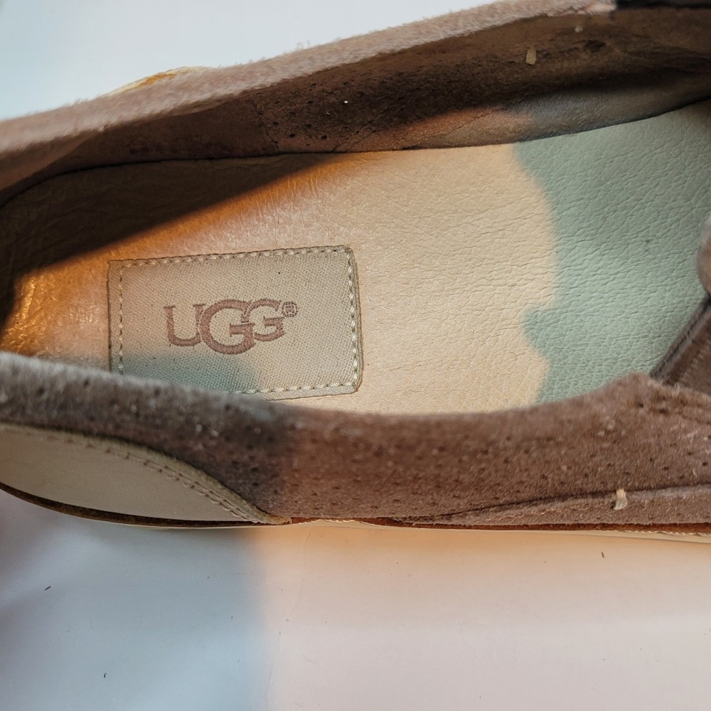 Ugg Women's Tan Suede slip-on casual shoes Sneakers sz‎ US 8.5 - Picture 5 of 7